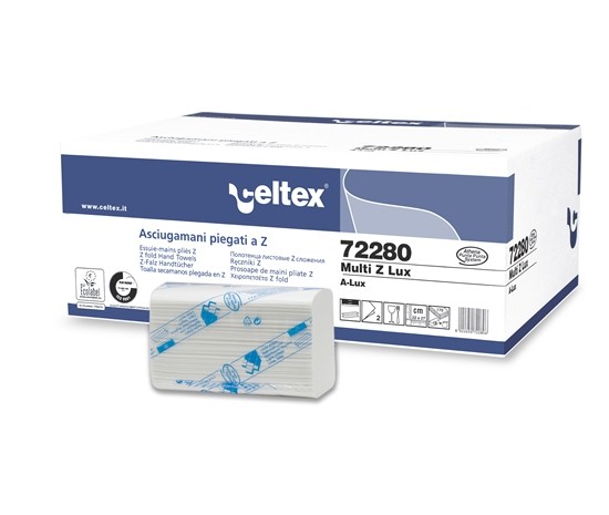 Celtex. Полотенца бумажные “Z” сложения, 2-х слойные